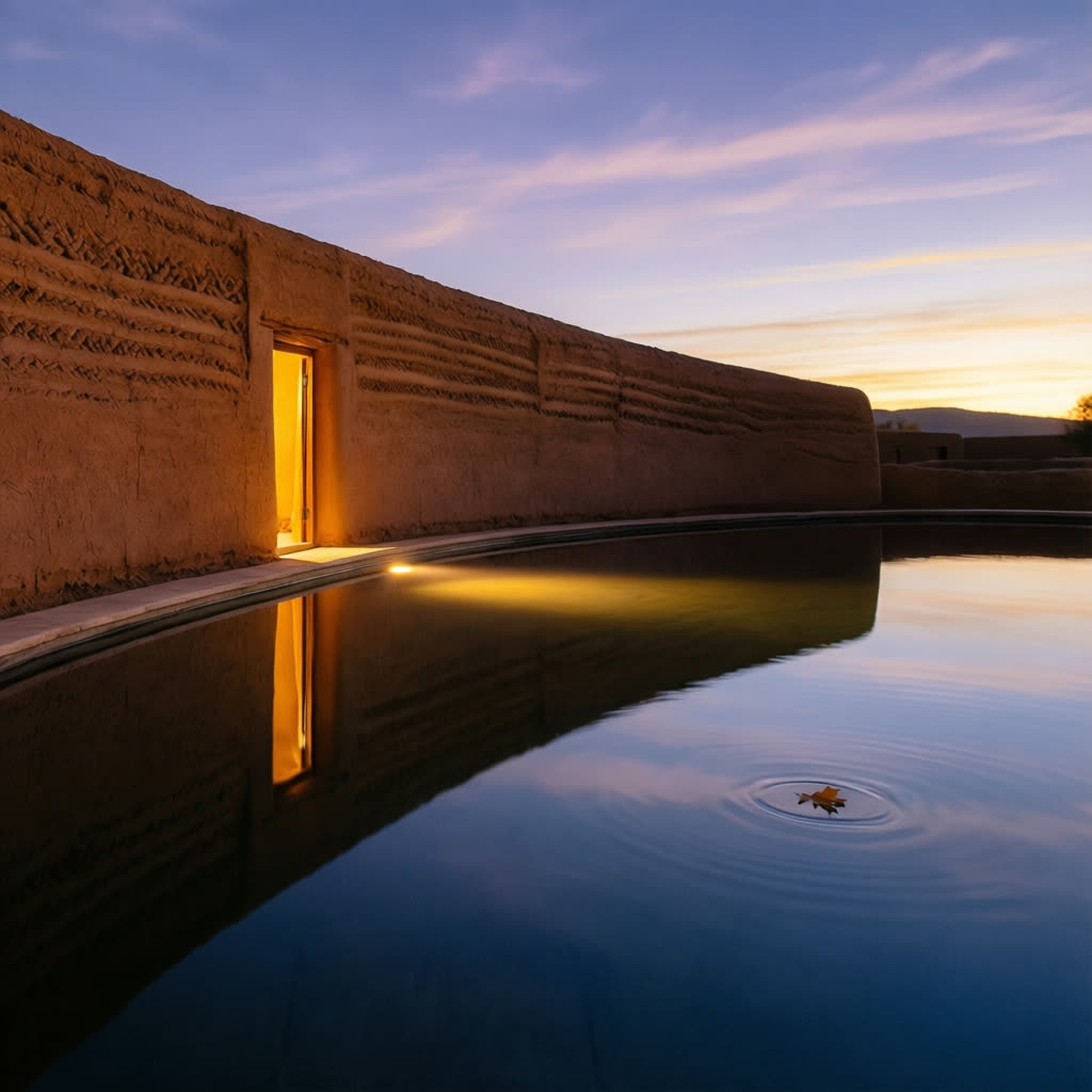 Example Qwen Image Max render — Architectural photograph